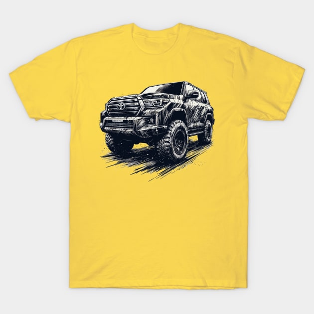 Toyota Land Cruiser T-Shirt by Vehicles-Art